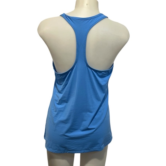 Lilly Pulitzer luxletic blue razor back tank top size Medium - Picture 2 of 6
